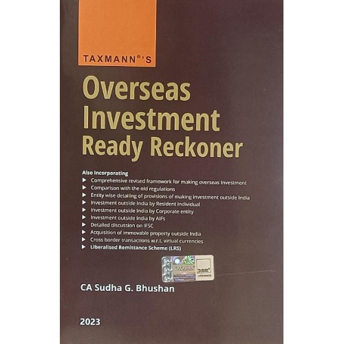 Taxmann's Overseas Investment Ready Reckoner by Sudha G. Bhushan
